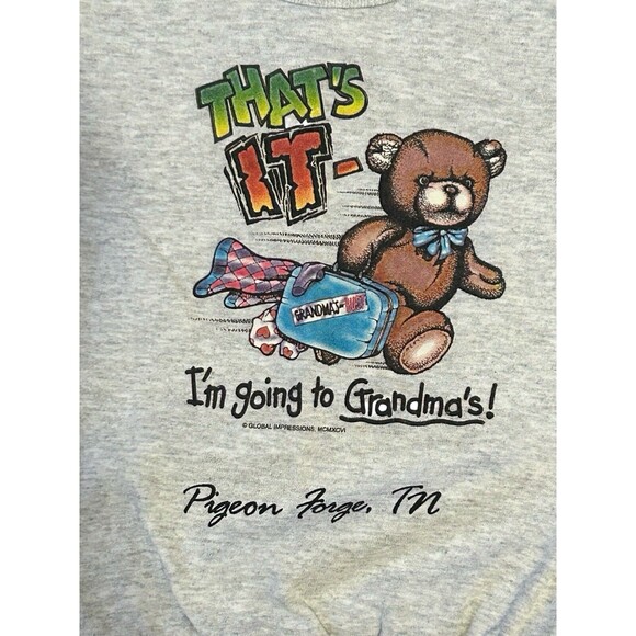 VTG American Sportswear Toddler Sweatshirt Kids Size 5/6 Pigeon Forge Tennessee - Picture 2 of 6